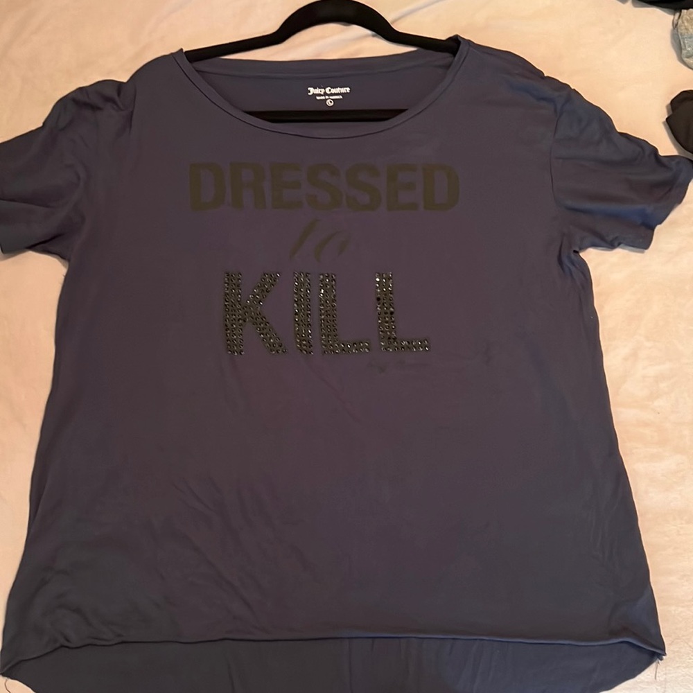 Juicy Couture Cotton Blend Graphic Tee